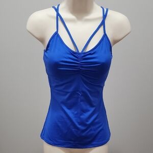 Boston Proper Made To Be Seen Cami - Spring Water Blue Sz XXS